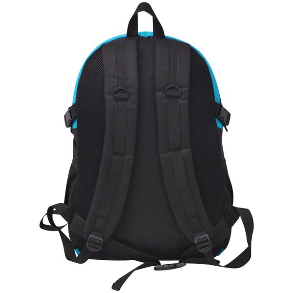 vidaXL Sac à dos de randonnée 40 L Noir et bleu