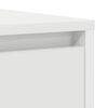 vidaXL Buffet blanc 29,5x34x76 cm bois d'ing&eacute;nierie