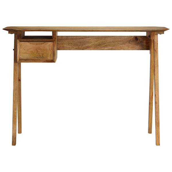 vidaXL Bureau 110 x 50 x 76 cm Bois de manguier massif