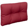vidaXL Coussins de palette lot de 2 rouge bordeaux tissu