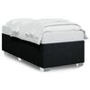 vidaXL Cadre de lit sans matelas noir 90x190 cm tissu