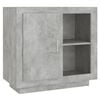 vidaXL Buffet Gris béton 80x40x75 cm