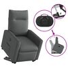 vidaXL Fauteuil inclinable électrique gris foncé tissu