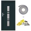 vidaXL Porte Frontale 108 x 208 cm PVC Anthracite