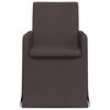 vidaXL Chaises de salle &agrave; manger 2 pcs Marron fonc&eacute; 57 x 67 x 95 cm