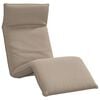 vidaXL Transat pliant taupe 175 x 54 x 8,5 cm tissu Oxford