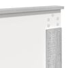 vidaXL Cadre de lit Gris Sonoma 200 x 200 cm Bois d'ing&eacute;nierie