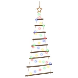 vidaXL Arbre de No&euml;l suspendu 120 cm 50 LED Multicolore