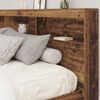 vidaXL T&ecirc;te de lit de rangement Bois Ancien 180 cm Bois d'ing&eacute;nierie