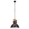 vidaXL Lampe suspendue industrielle 25 W Noir Rond 30 cm E27