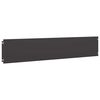 vidaXL Bordures de pelouse 10 pcs noir 20x103 cm acier lamin&eacute; &agrave; froid