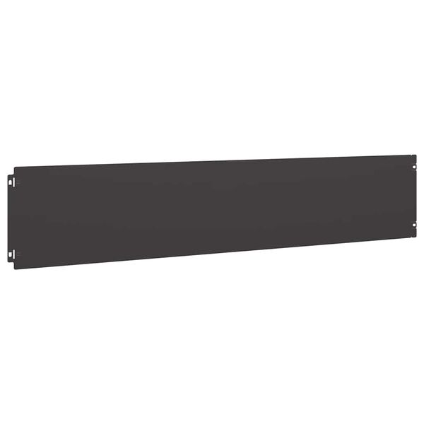 vidaXL Bordures de pelouse 10 pcs noir 20x103 cm acier lamin&eacute; &agrave; froid