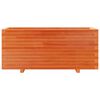 vidaXL Jardini&egrave;re cire marron 110x40x49,5 cm bois de pin massif