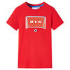 T-shirt pour enfants rouge 128