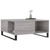 vidaXL Table basse sonoma gris 80x80x36,5 cm bois d'ingénierie
