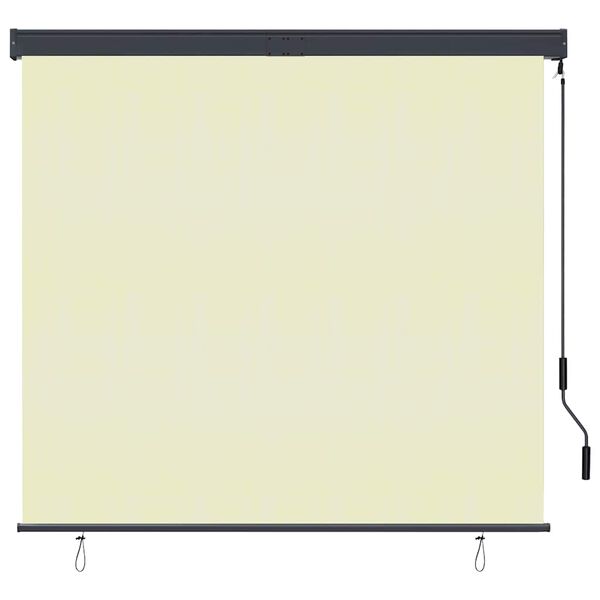 vidaXL Store roulant d'extérieur 160x250 cm Crème