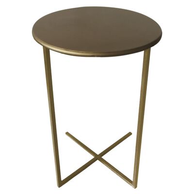 Lesli Living Table d'appoint Xavi 35x60 cm Doré