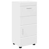 vidaXL Ensemble d'armoire de salle de bain TULUM Blanc