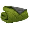 vidaXL Duvet d'hiver Vert et Anthracite 200 x 200 cm Microfibre