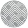 vidaXL Tapis d'ext&eacute;rieur ARAKIL gris &Oslash;160 cm PP