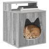 vidaXL Maison pour chat Gris Sonoma 42,5 x 40 x 53,5 cm