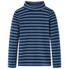 T-shirt enfants &agrave; manches longues bleu marine 140