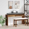 vidaXL Stand de clavier Bois ancien 120 x 32 x 64 cm Bois d'ing&eacute;nierie