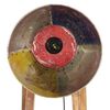 vidaXL Lampadaire multicolore E27 bois massif de manguier