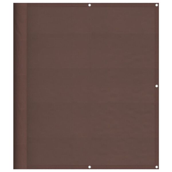 vidaXL &Eacute;cran de balcon marron 120x700 cm 100% polyester oxford
