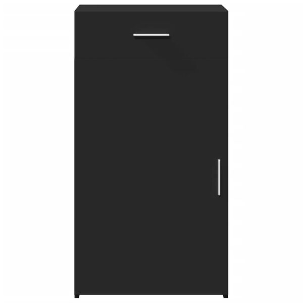 vidaXL Buffet noir 50x42,5x93 cm bois d'ingénierie