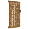 vidaXL Portail de jardin 85x200 cm acier corten design de bambou