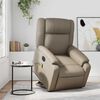 vidaXL Fauteuil inclinable de massage électrique cappuccino similicuir