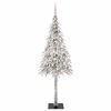 vidaXL Sapin de Noël avec 300 LED Blanc 180 cm PE et Acier