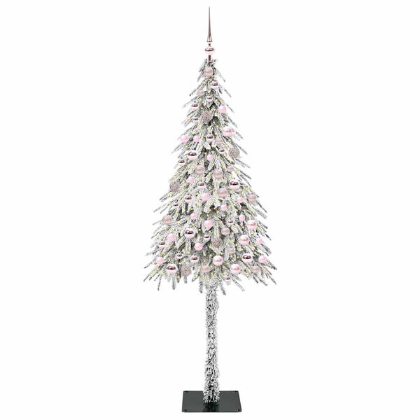 vidaXL Sapin de Noël avec 300 LED Blanc 180 cm PE et Acier