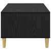 vidaXL Table basse Ch&ecirc;ne noir 90 x 50 x 26,5 cm Bois d'ing&eacute;nierie