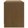 vidaXL Meuble TV Marron miel 80x31x39 cm Bois de pin massif