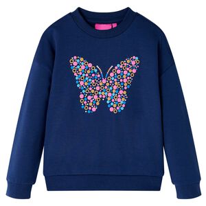 Sweatshirt pour enfants bleu marine 92