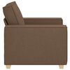 vidaXL Canap&eacute; Fauteuil Marron 100x78x84 cm Tissu