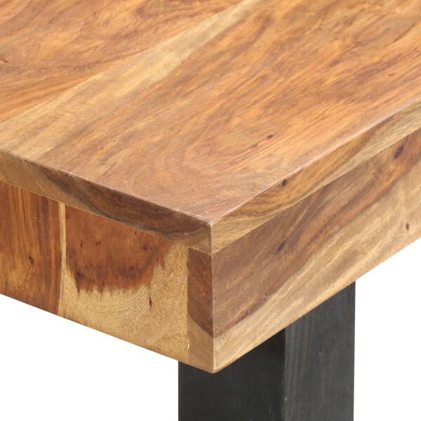 vidaXL Table console 100 x 40 x 76 cm Bois solide