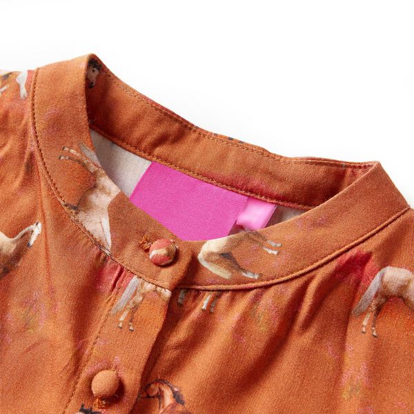 Robe pour enfants cognac 140