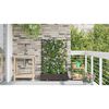 vidaXL Cache-pot de jardin 2 pcs Marron Acier