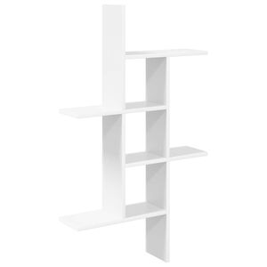 vidaXL &Eacute;tag&egrave;re Murale Blanc 61 x 15 x 102 cm Bois d'ing&eacute;nierie