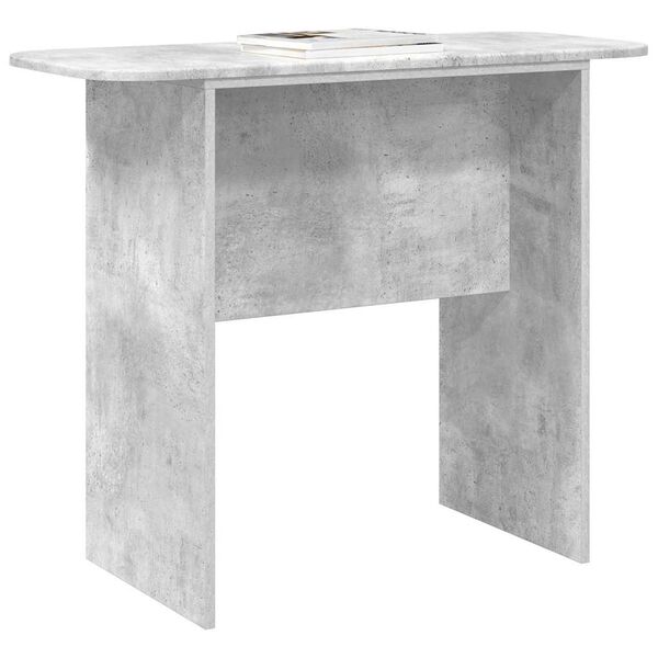 vidaXL Table console Gris b&eacute;ton 93 x 40 x 75 cm Bois d'ing&eacute;nierie