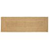 vidaXL Tapis de zone Beige 80 x 400 cm Jute