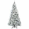 vidaXL Sapin de No&euml;l Artificiel &agrave; Branches Articul&eacute;es Blanc 240 cm