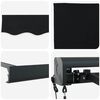 vidaXL Auvent Noir 300 x 250 x 165 cm Polyester et Aluminium