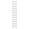 vidaXL Store z&egrave;bre blanc 40x200 cm largeur du tissu 35,9 cm polyester