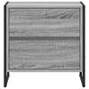 vidaXL Table de chevet Gris Sonoma 50 x 39,5 x 50 cm Bois d'ing&eacute;nierie