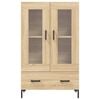 vidaXL Buffet haut ch&ecirc;ne sonoma 69,5x31x115 cm bois d'ing&eacute;nierie