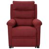 vidaXL Fauteuil Rouge bordeaux Tissu